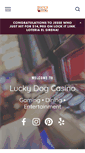 Mobile Screenshot of myluckydogcasino.com